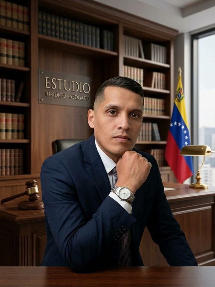 El abogado Luis Jiménez en su despacho